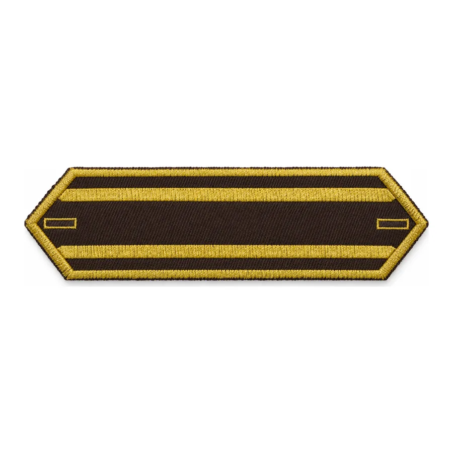 Brown with gold epaulettes made by J&J United
