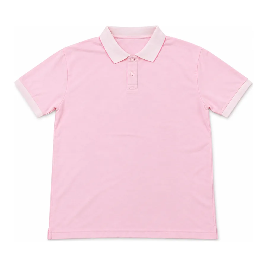 Pink polo shirt made by J&J United