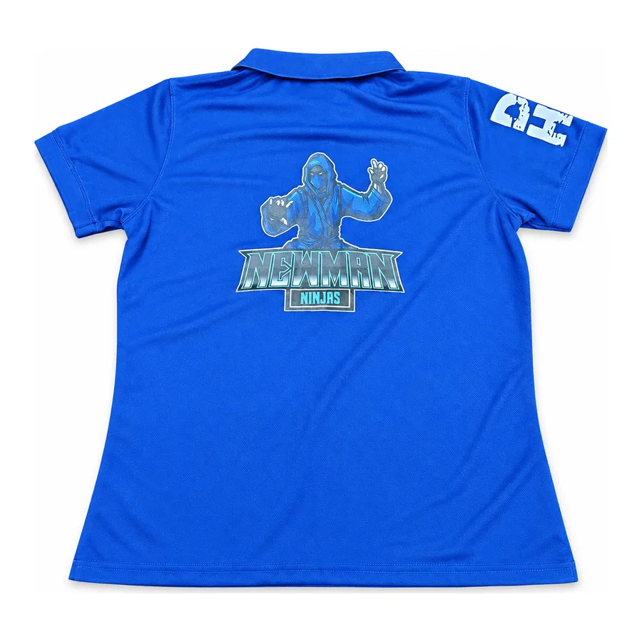 Royal blue polo shirt