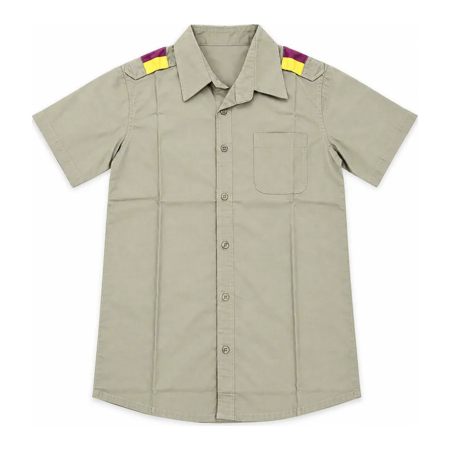 Khaki shirt made by J&J United