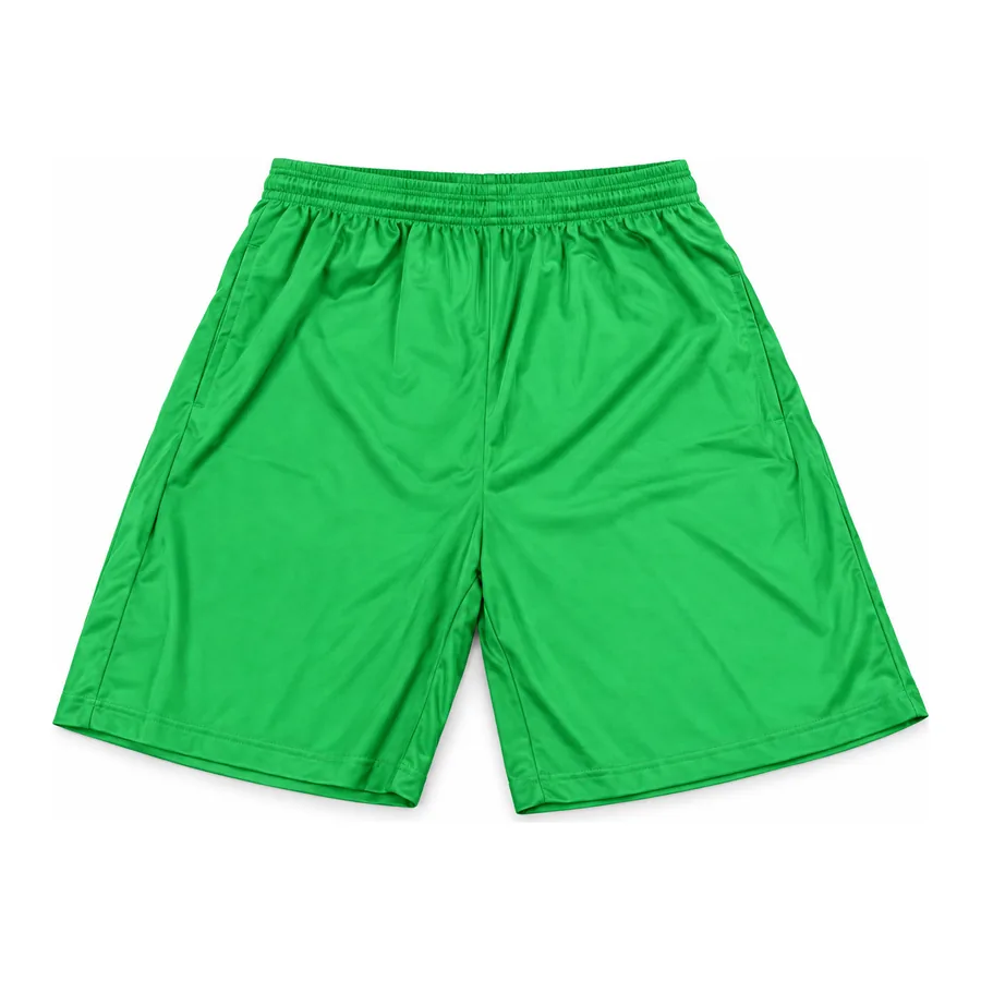 Green PE shorts made by J&J United