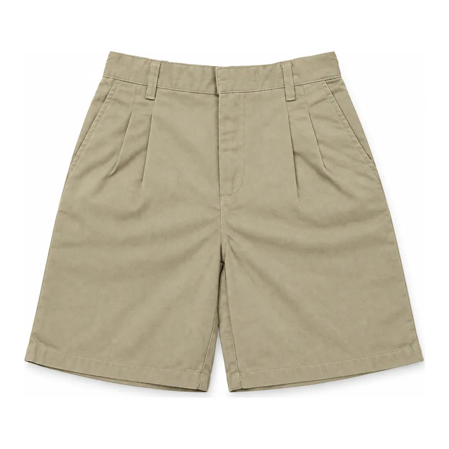 Khaki PE shorts made by J&J United