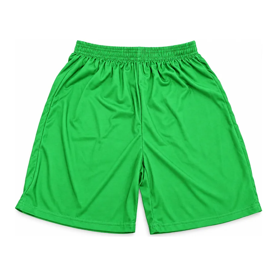 Green PE shorts made by J&J United
