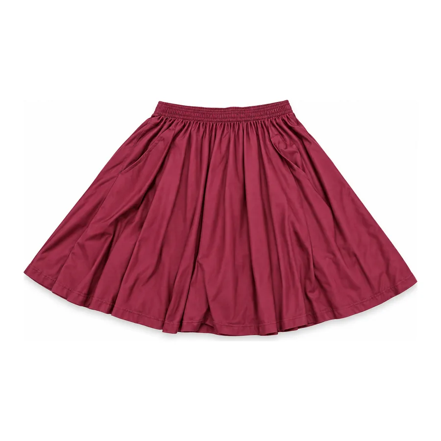 Maroon PE skort made by J&J United