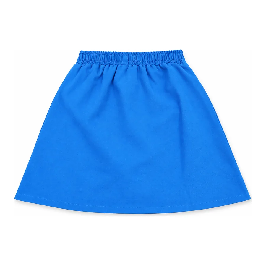 Royal blue with white piping PE skort made by J&J United