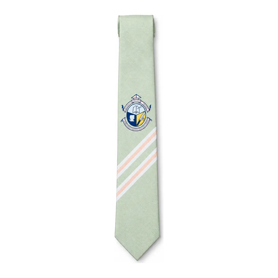 Light green with stripes tie made by J&J United