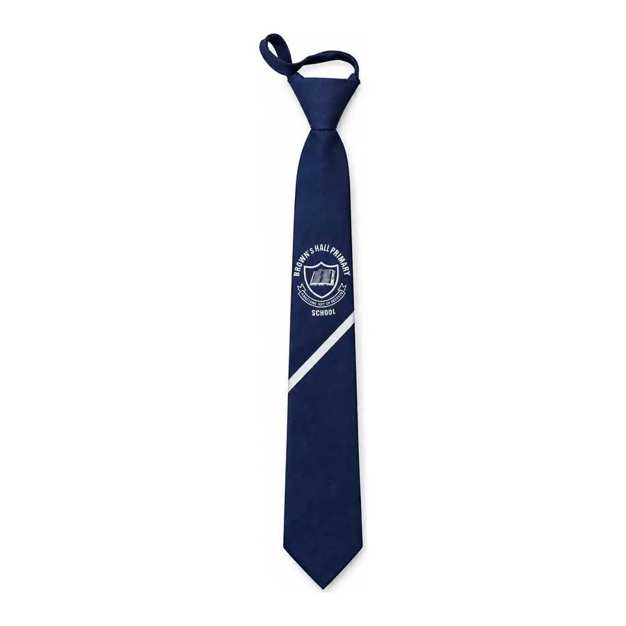 Navy tie made by J&J United