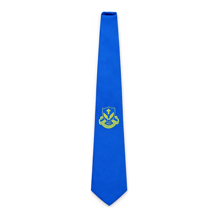 Royal blue tie made by J&J United